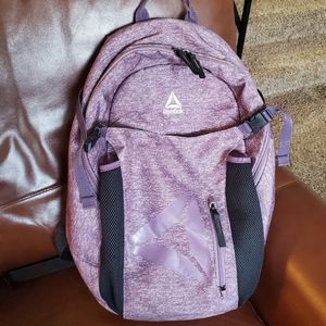 Purple Reebok gym/school bag